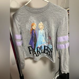 Youth Long-sleeve Shirt Frozen Size Small